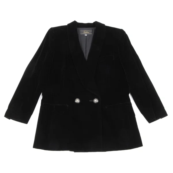 Leilian Rayon Shawl Collar Velour Jacket K-163252_002