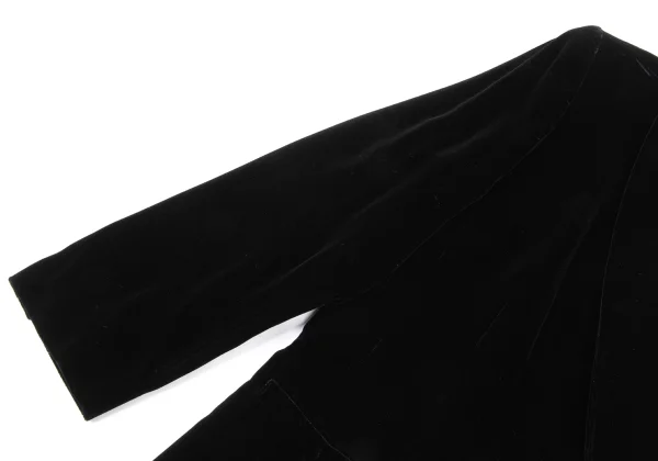 Leilian Rayon Shawl Collar Velour Jacket K-163252_007