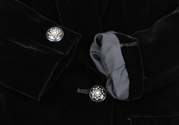 Leilian Rayon Shawl Collar Velour Jacket K-163252_008