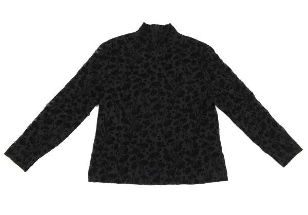 Leilian Poly Floral Flocked Print Blouse K-163253_002