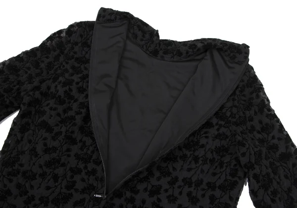 Leilian Poly Floral Flocked Print Blouse K-163253_010