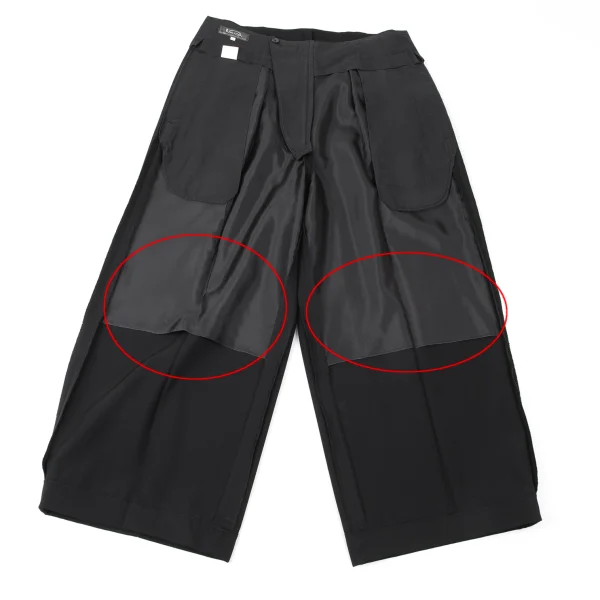 LQ Y's for men Wool Gaba Two Tuck Pants K-163256_013