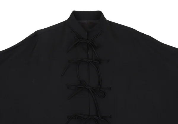 B Yohji Yamamoto Wool Gaba Long Chinese jacket K-163257_002