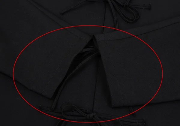 B Yohji Yamamoto Wool Gaba Long Chinese jacket K-163257_007