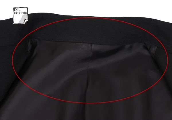 B Yohji Yamamoto Wool Gaba Long Chinese jacket K-163257_011