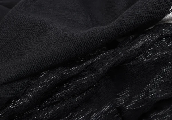 Yohji Yamamoto POUR HOMME Wrinkle Stripe Shawl Collar Vest K-163259_012