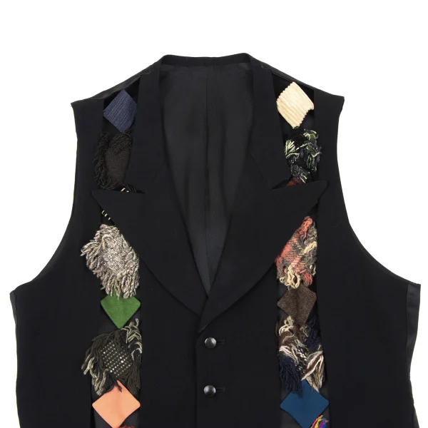 Yohji Yamamoto POUR HOMME Patchwork Vest K-163260_002
