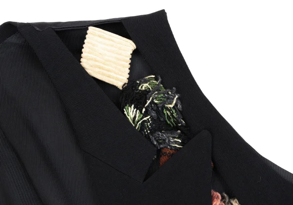 Yohji Yamamoto POUR HOMME Patchwork Vest K-163260_005