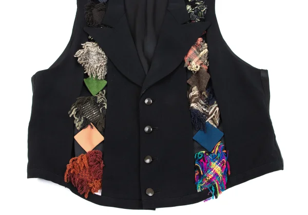 Yohji Yamamoto POUR HOMME Patchwork Vest K-163260_007