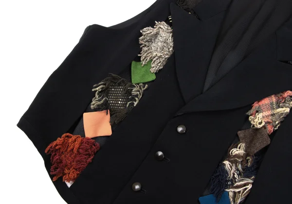 Yohji Yamamoto POUR HOMME Patchwork Vest K-163260_010