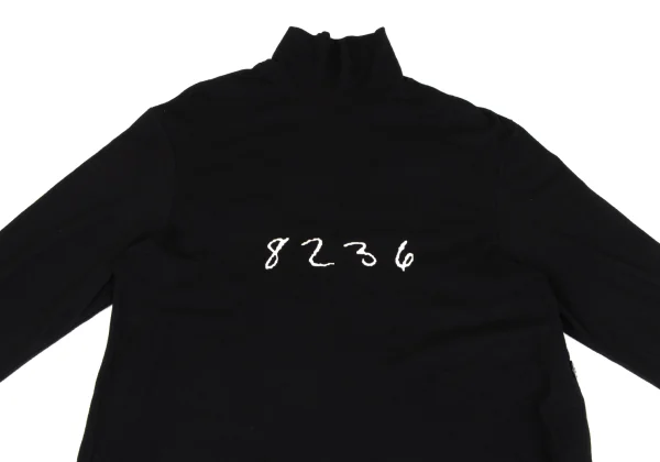 Yohji Yamamoto POUR HOMME Number Embroidery High Neck Long Tops K-163261_002