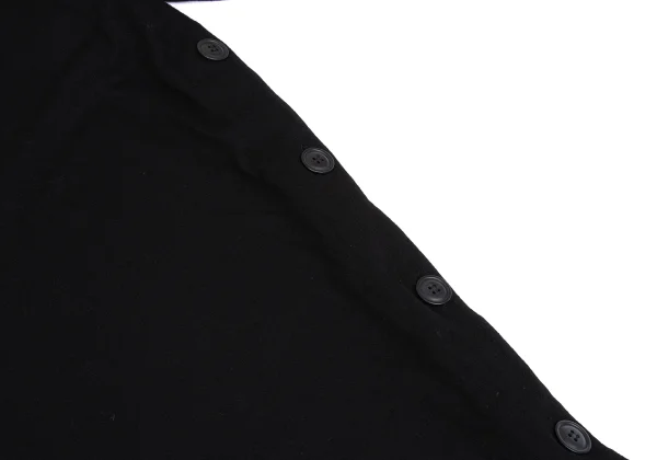 Yohji Yamamoto POUR HOMME Number Embroidery High Neck Long Tops K-163261_009