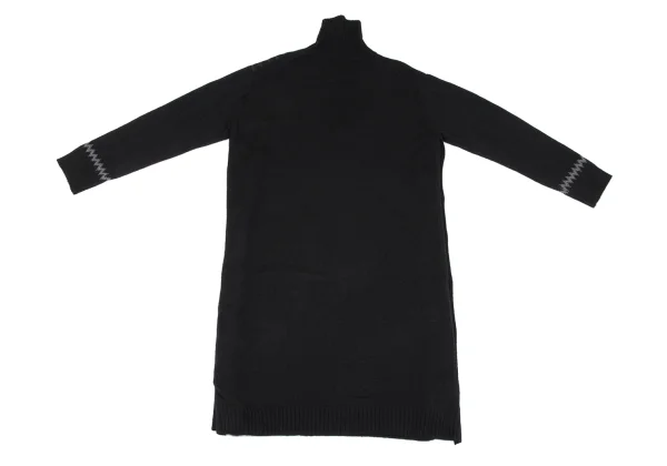 Yohji Yamamoto POUR HOMME Native Switching Side Button Long Knit Sweater K-163262_011