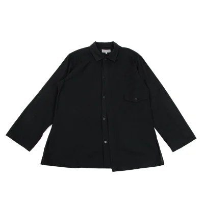 Yohji Yamamoto POUR HOMME Cotton Linen Half Layered Shirt