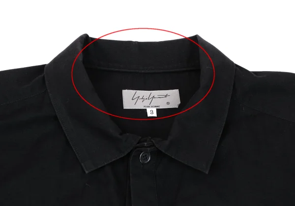 Yohji Yamamoto POUR HOMME Cotton Linen Half Layered Shirt K-163263_003