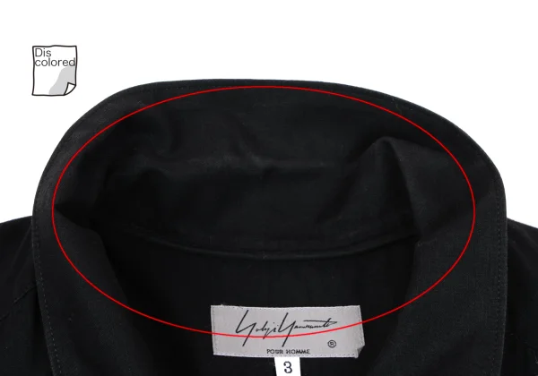 Yohji Yamamoto POUR HOMME Cotton Linen Half Layered Shirt K-163263_004