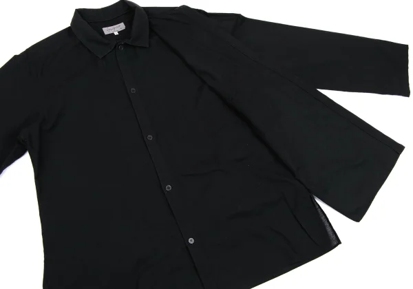 Yohji Yamamoto POUR HOMME Cotton Linen Half Layered Shirt K-163263_011