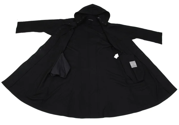 Yohji Yamamoto POUR HOMME Wool Detachable Hooded Long Coat K-163266_015