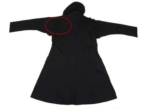 Yohji Yamamoto POUR HOMME Wool Detachable Hooded Long Coat K-163266_016