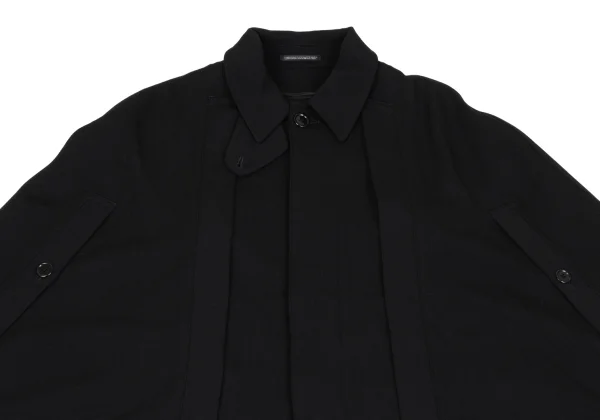 Yohji Yamamoto POUR HOMME Old Gabardine Mantle Design Coat K-163268_002