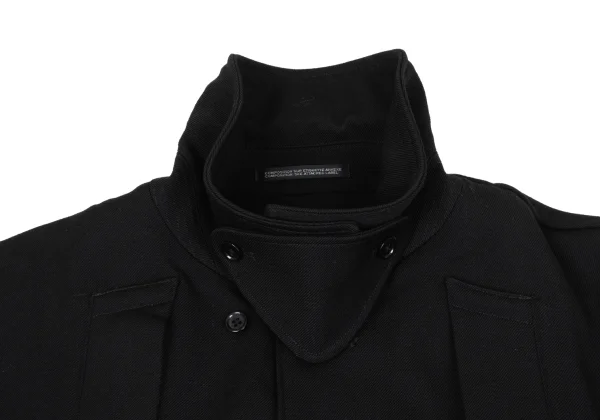 Yohji Yamamoto POUR HOMME Old Gabardine Mantle Design Coat K-163268_005
