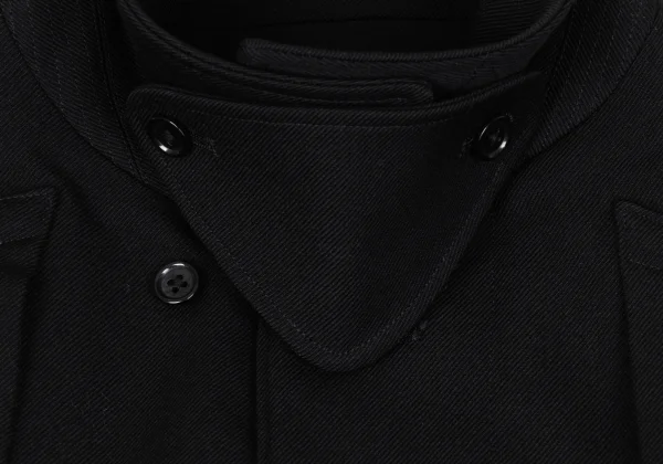 Yohji Yamamoto POUR HOMME Old Gabardine Mantle Design Coat K-163268_006