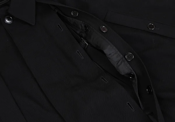 Yohji Yamamoto POUR HOMME Old Gabardine Mantle Design Coat K-163268_007