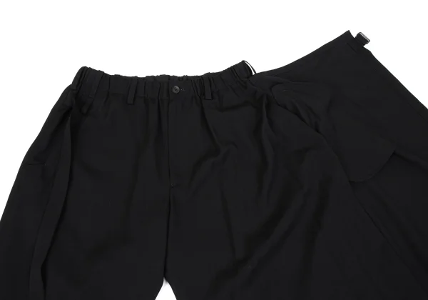 Yohji Yamamoto POUR HOMME Wool Gaba Wrap Pants K-163270_005