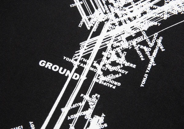 Ground Y Logo Printed Canvas Tote Bag K-163273_009