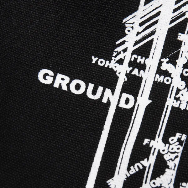 Ground Y Logo Printed Canvas Tote Bag K-163273_012