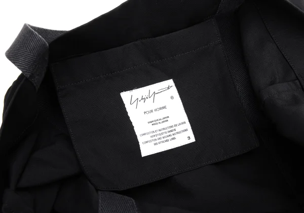 Yohji Yamamoto POUR HOMME Wool Gaba Logo Printed Tote Bag K-163274_009