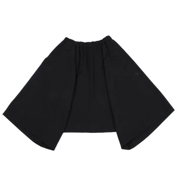 COMME des GARCONS Wool Gaba Tuck Dropped Crotch Pants Navy S K-163278_001