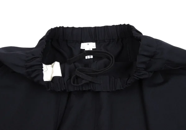 COMME des GARCONS Wool Gaba Tuck Dropped Crotch Pants K-163278_004