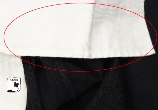 COMME des GARCONS Wool Gaba Tuck Dropped Crotch Pants K-163278_008