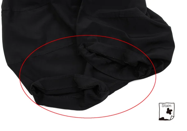 COMME des GARCONS Polyester Suspender Dropped Crotch Pants K-163280_008