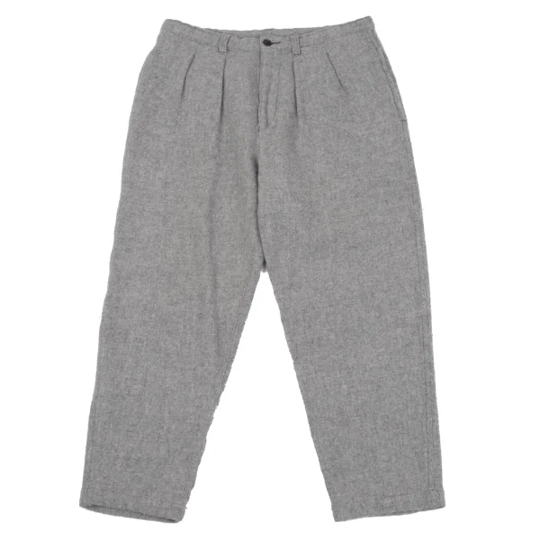tricot COMME des GARCONS Fulling Wool Tapered Pants Grey M K-163282_001