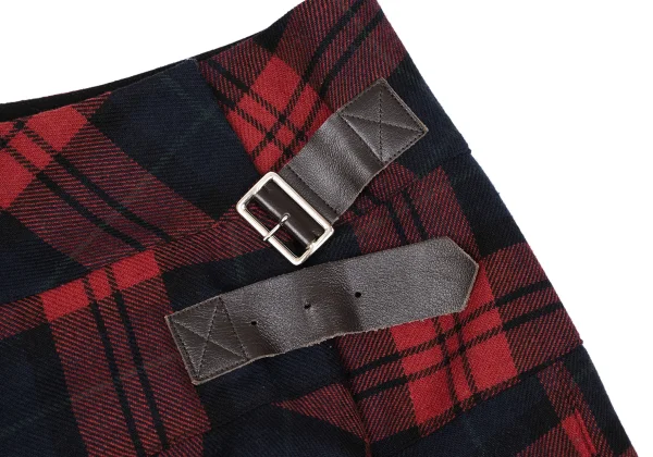 tricot COMME des GARCONS Half Wrap Checked Skirt K-163284_005