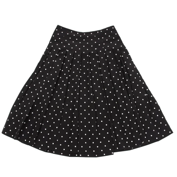tricot COMME des GARCONS Side Tape Dot Pleated Skirt K-163285_002