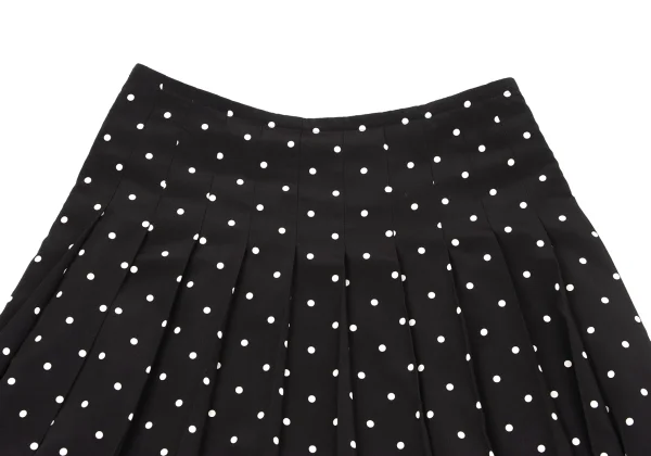 tricot COMME des GARCONS Side Tape Dot Pleated Skirt K-163285_003