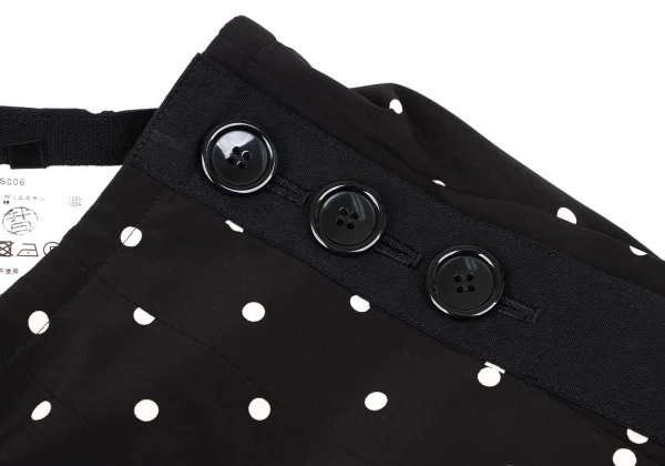 tricot COMME des GARCONS Side Tape Dot Pleated Skirt K-163285_004