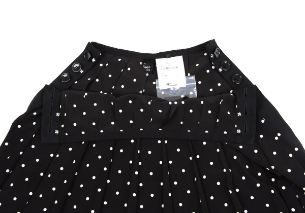 tricot COMME des GARCONS Side Tape Dot Pleated Skirt K-163285_005