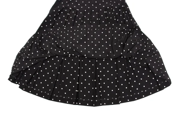 tricot COMME des GARCONS Side Tape Dot Pleated Skirt K-163285_008