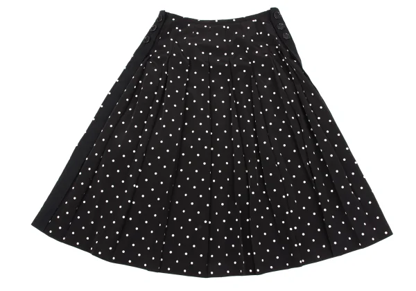 tricot COMME des GARCONS Side Tape Dot Pleated Skirt K-163285_009