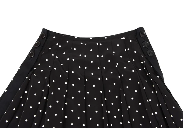 tricot COMME des GARCONS Side Tape Dot Pleated Skirt K-163285_010