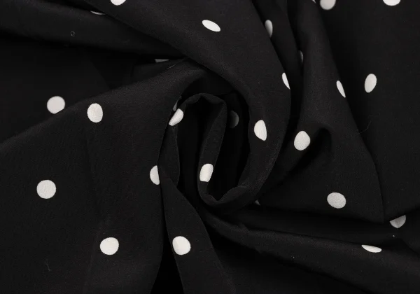 tricot COMME des GARCONS Side Tape Dot Pleated Skirt K-163285_011