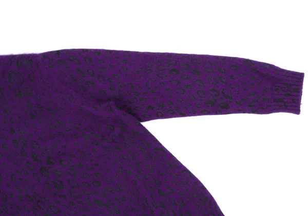 tricot COMME des GARCONS Dyed Leopard Print Knit Sweater K-163287_004
