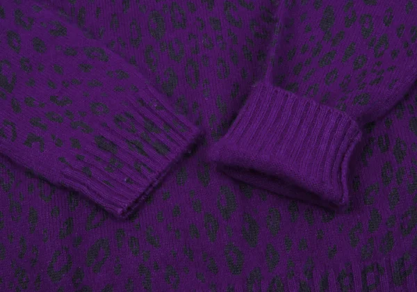 tricot COMME des GARCONS Dyed Leopard Print Knit Sweater K-163287_005