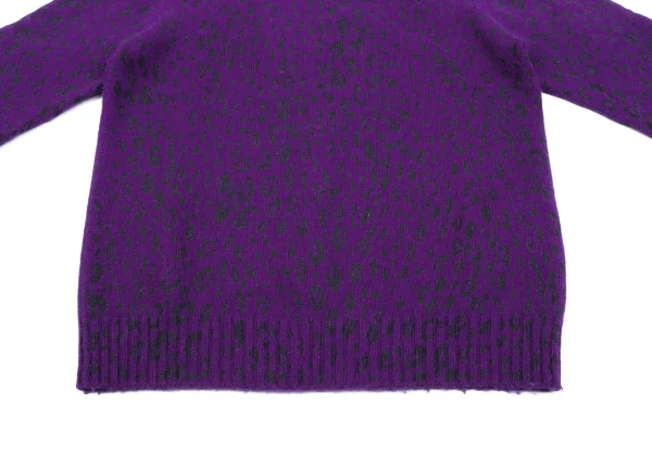 tricot COMME des GARCONS Dyed Leopard Print Knit Sweater K-163287_006