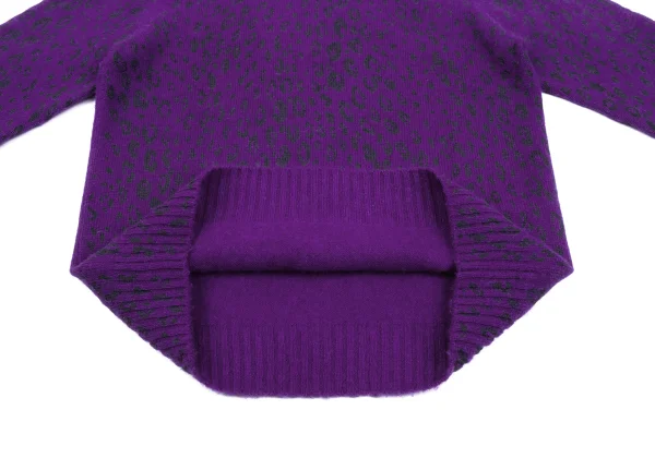 tricot COMME des GARCONS Dyed Leopard Print Knit Sweater K-163287_007