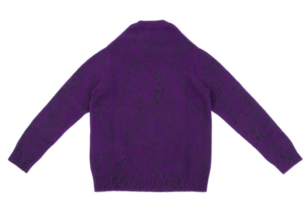 tricot COMME des GARCONS Dyed Leopard Print Knit Sweater K-163287_008